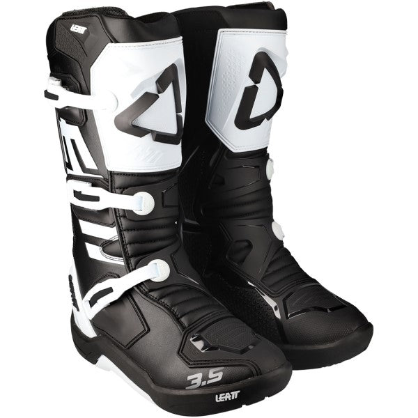 Bottes de Motocross 3.5 Junior Blanc/Noir en paire