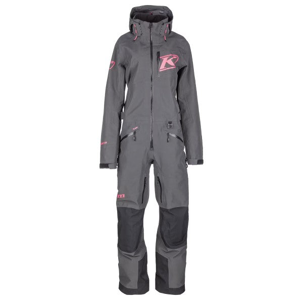 Ensemble de Motoneige Ripsa Vapor - Liquidation/Klim/gris rose, de face
