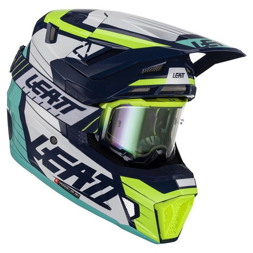 Casque 7.5 Bleu/Vert Droite