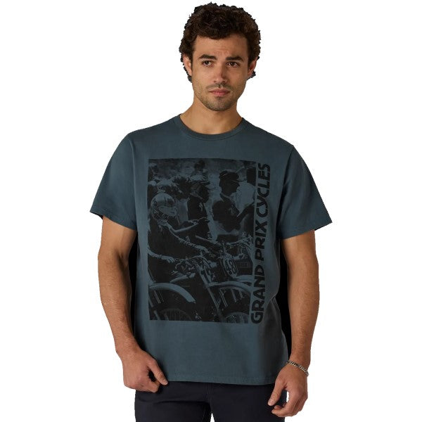 T-Shirt Circa 74 195 Original Bleu Foncé essayage de face