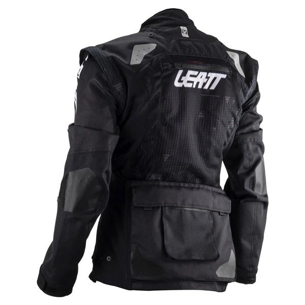 Manteau Enduro 4.5 X-Flow Leatt noir, de dos