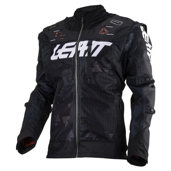 Manteau Enduro 4.5 X-Flow Leatt noir, de face