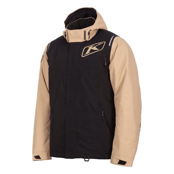 Manteau de Motoneige Element Noir Beige , de face