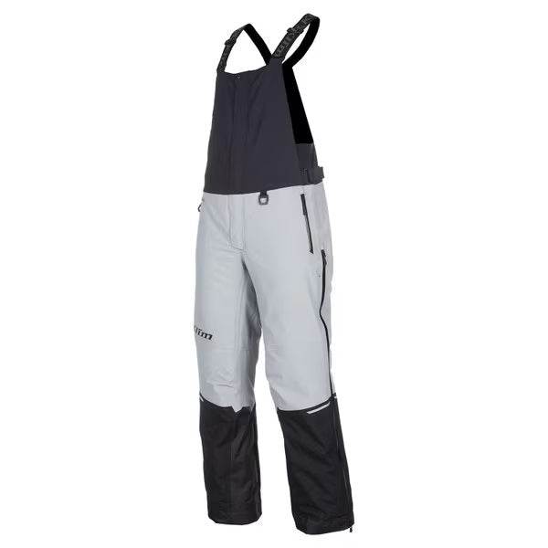 Pantalon de Motoneige Element BIB  Gris Noir, de face