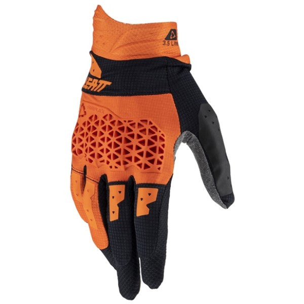 Gants de Motocross 3.5 Lite Orange/Noir de l'extérieur