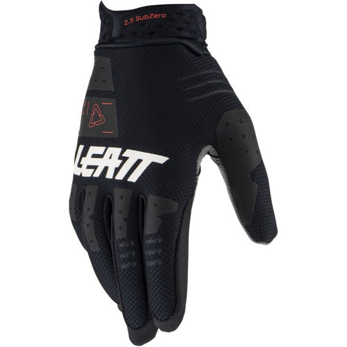 Gants de Motocross 2.5 SubZero Noir de l'extérieur