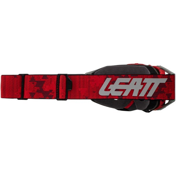 Lunette de Motocross Velocity 6.5 Enduro Rouge/Gris de dos