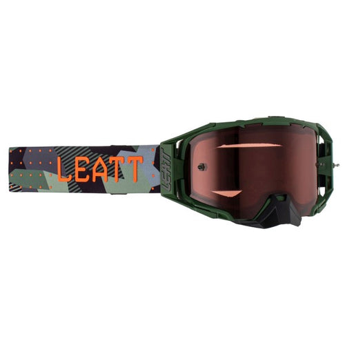 Lunette de Motocross Velocity 6.5 Vert Camo de face