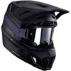 Casque de Motocross 7.5 V24 avec Lunettes Noir Mat incliné de gauche