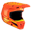 Casque de Motocross 2.5 V24 avec Lunettes Orange de gauche