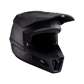 Casque de Motocross 2.5 V24 avec Lunettes Leatt Noir de gauche