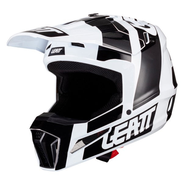 Casque de Motocross 3.5 V24 Junior Blanc/Noir de droite