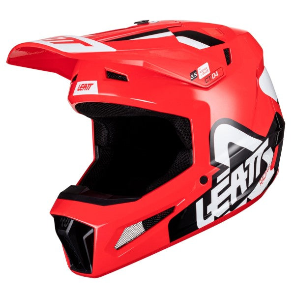 Casque de Motocross 3.5 V24 Junior Rouge/Noir de droite