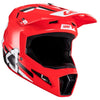 Casque de Motocross 3.5 V24 Junior Rouge/Noir de gauche