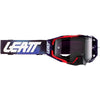 Lunette de Motocross Velocity 6.5 Bleu/Rouge de face