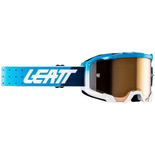 Lunette de Motocross Velocity 4.5 Iriz Bleu Clair de gauche