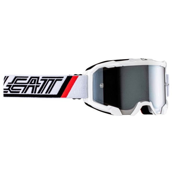 Lunette de Motocross Velocity 4.5 Iriz Blanc/Noir de gauche