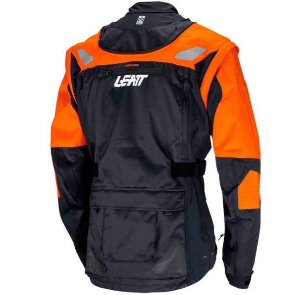 Manteau Enduro 5.5 orange de dos