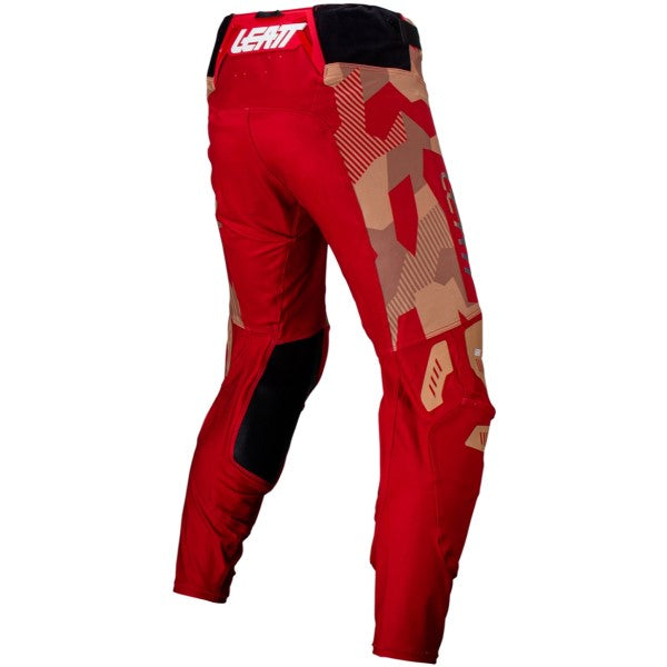 Pantalon de Motocross 5.5 I.K.S rouge camo de dos