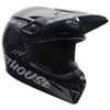 Casque de Motocross MX-10 MIPS Noir Mat incliné de face