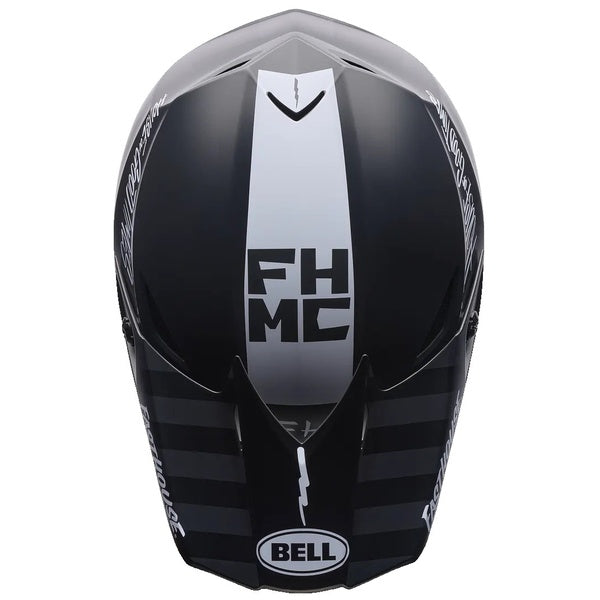 Casque de Motocross MX-10 MIPS Noir Mat de dessus
