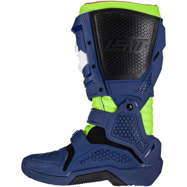 Bottes de Motocross 4.5 Enduro Bleu/Vert de droite