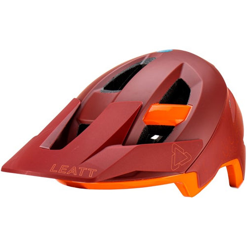 Casque Ouvert de Vélo All-MTN 3.0 Rouge/Orange incliné de droite