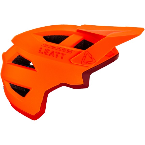 Casque Ouvert de Vélo All-MTN 2.0 Orange de gauche