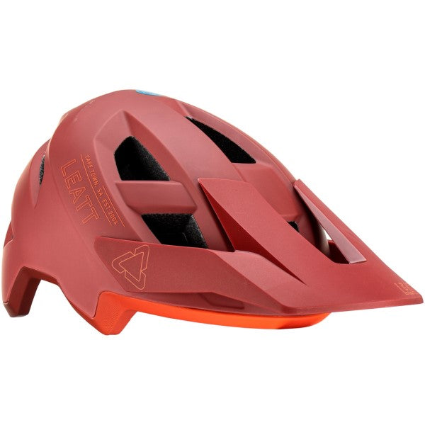 Casque Ouvert de Vélo All-MTN 2.0 Rouge incliné de gauche