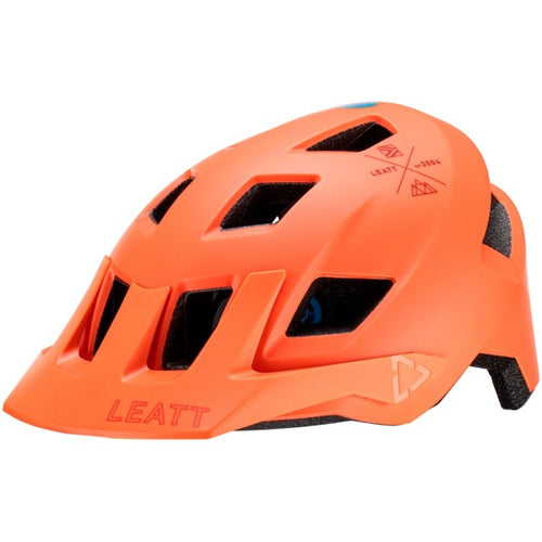 Casque Ouvert de Vélo All-MTN 1.0 Orange incliné de droite