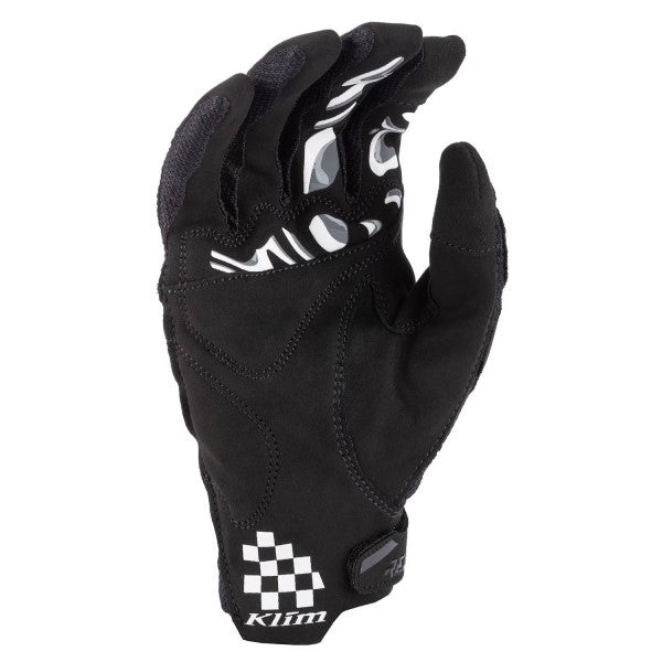 Gants de Moto Rebelle Femme Noir, Paume