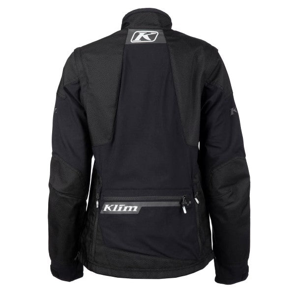 Manteau de Moto Rebelle Femme Noir, Dos