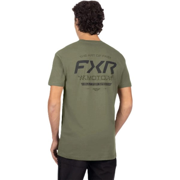 T-Shirt Art of Fast Premium Vert, Dos