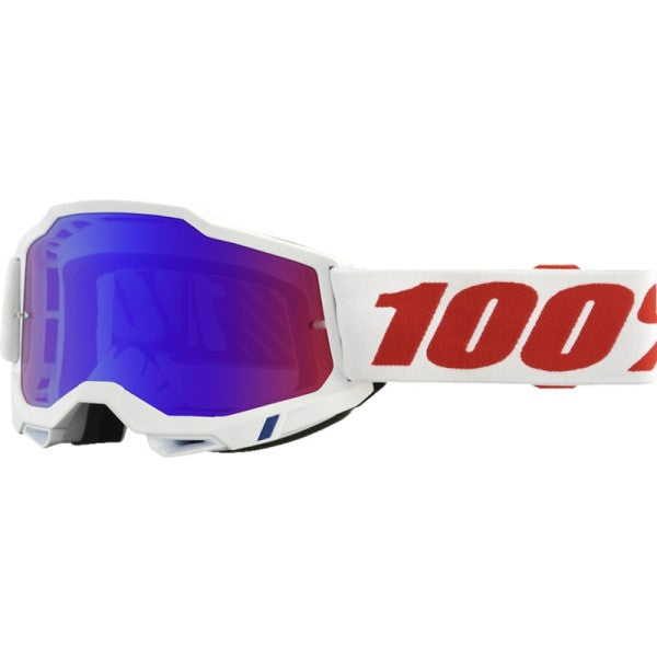 Lunettes de Motocross Accuri 2 à Lentille Miroir Mauve/Blanc