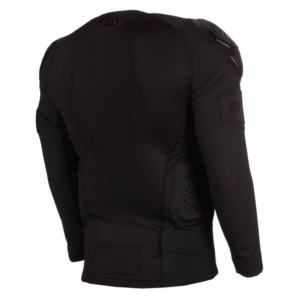 Chandail de Protection de Motoneige Aggressor Armored  2.0 Noir, Dos