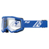 Lunette de Motocross Focus Bleu/Blanc