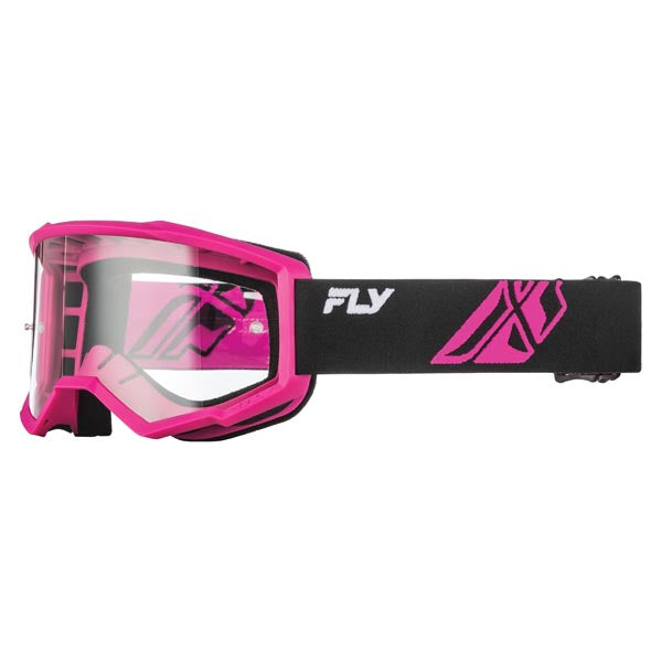Lunette de Motocross Focus  Rose
