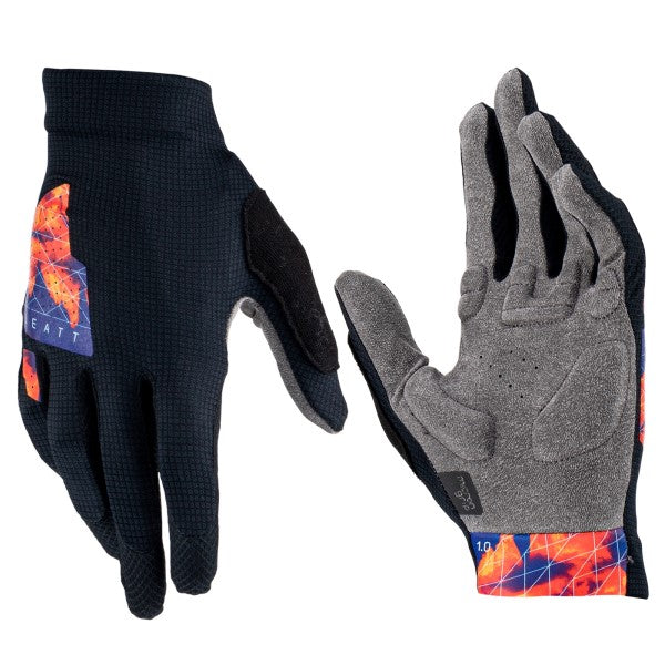 Gants de Motocross Mtb 1.0 | Noir, le côté face et arrière