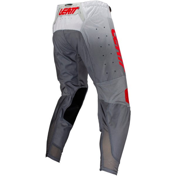 Pantalon de Motocross 4.5 Gris/Rouge de dos