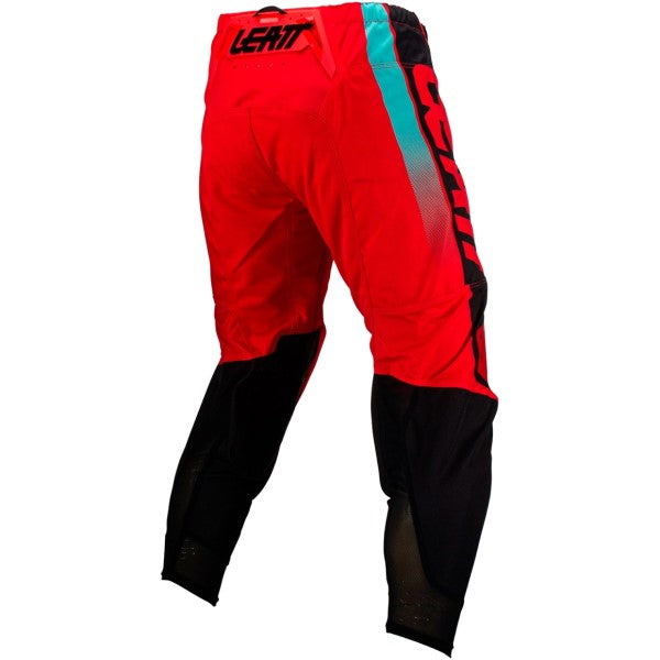 Pantalon de Motocross 4.5 Rouge/Noir de dos