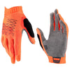 Gants de Motocross Mtb 1.0 | Orange et gris, le côté face et arrière