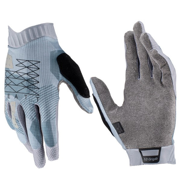 Gants de Motocross Mtb 1.0 | Bleu, le côté face et arrière