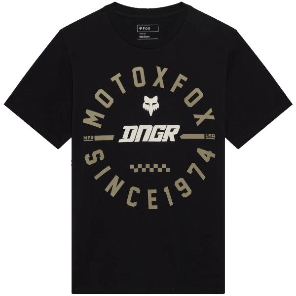T-Shirt DNGR 195 Original Noir/Or de face