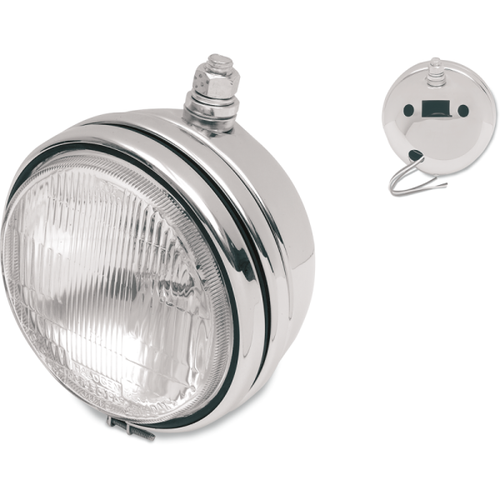 5 3/4in. Chrome Headlight Assembly