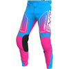 Pantalon de Motocross Clutch Enfant Bleu/Rose