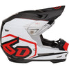 Casque de Motocross ATR-2 Delta Rouge côté gauche