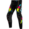 Pantalon de Motocross Revo Velocity Noir/Multicolore de face