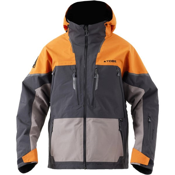 Manteau de Motoneige Contego 3 en 1 - Liquidation Gris/Orange de face