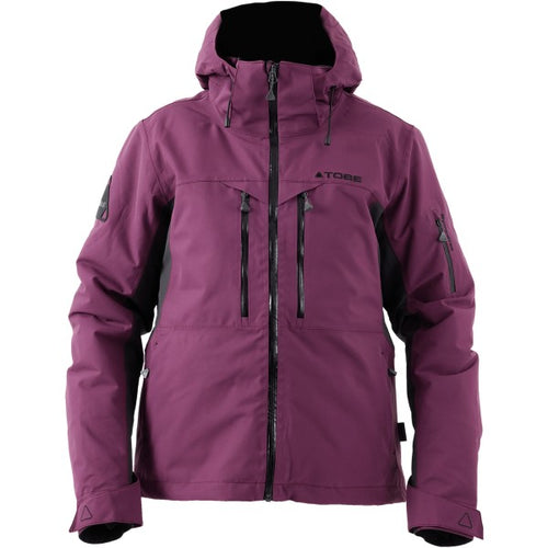 Manteau de Motoneige Cappa Isolé Femme - Liquidation Mauve de face