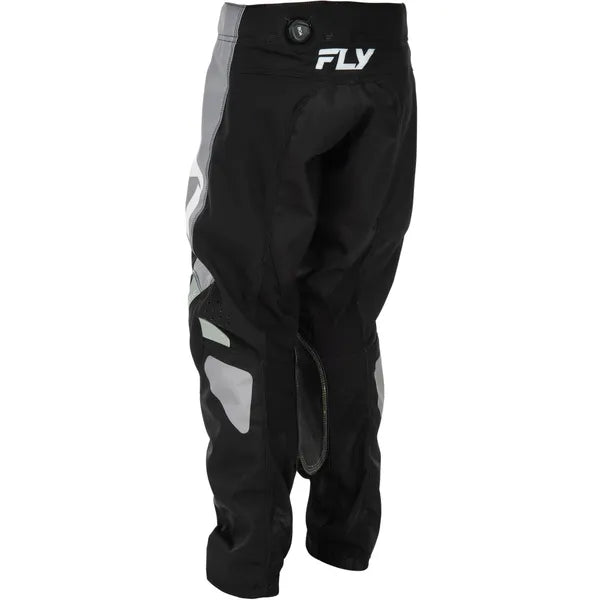 Pantalon de Motocross Kinetic Junior/Fly/noir gris, arrière
